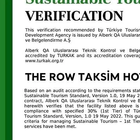 Hotel The Row Taksim 3*